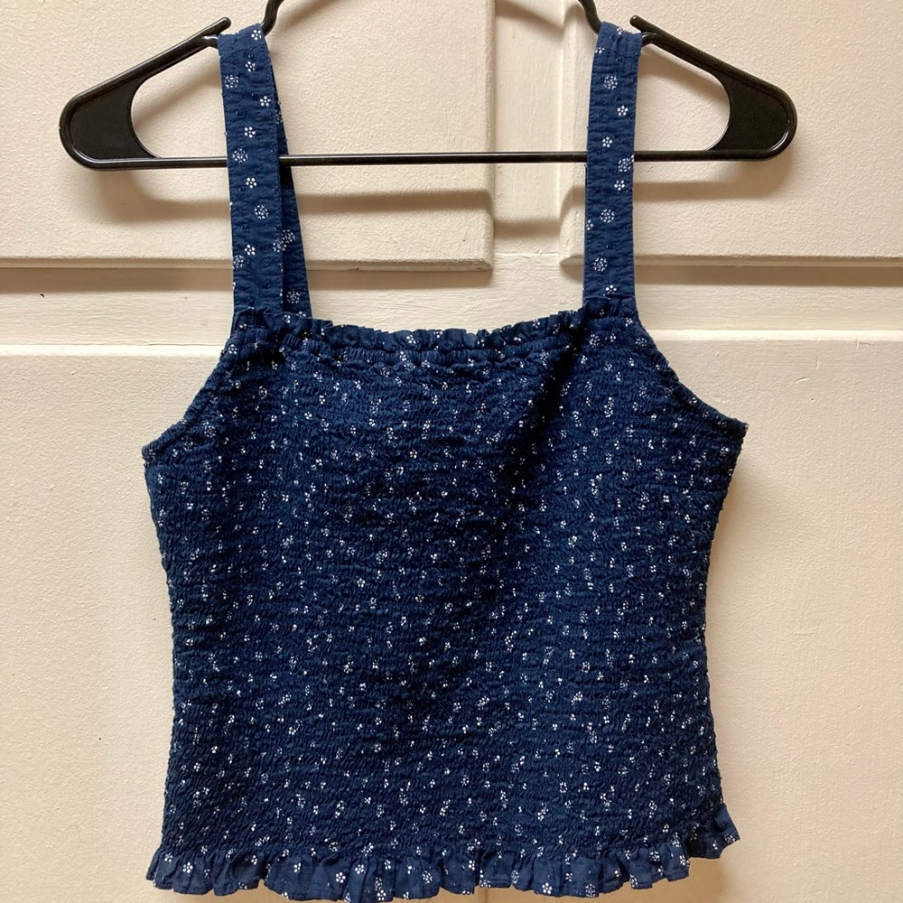 Navy Madewell Top